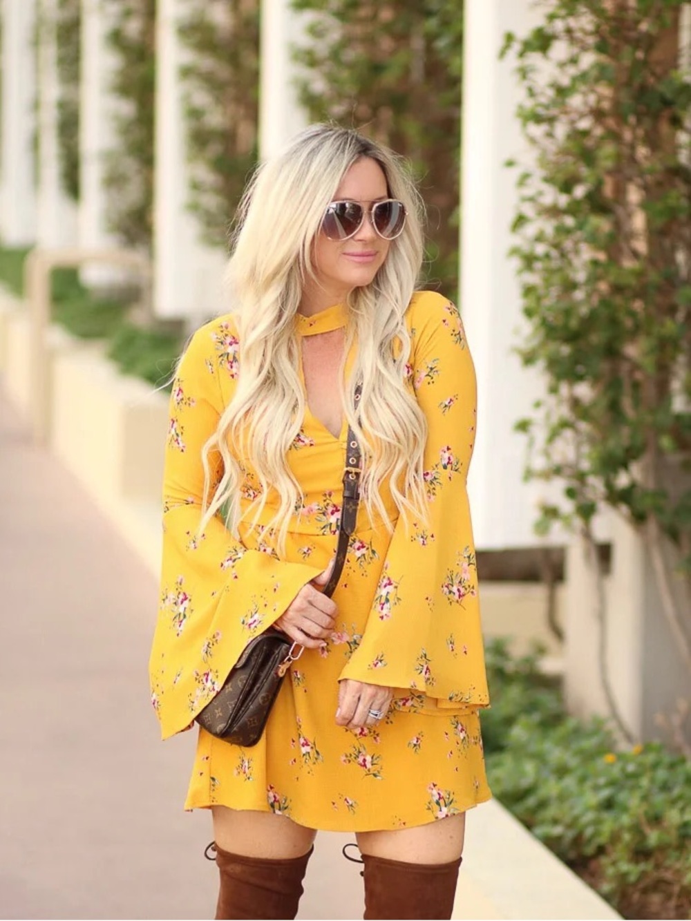 Socialite Harper Bell Sleeve Dress